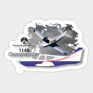 Rockwell Commander 114 Sticker